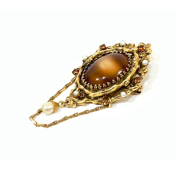 Original By Robert Brooch, Victorian Revival Pear… - image 8