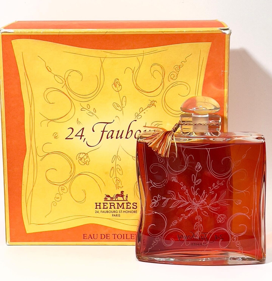 Huge Hermes Paris 24 Faubourg Perfume & Box, Rare Unopened 600 ML