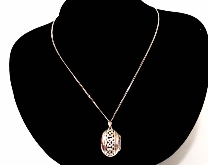 Sterling Silver Locket Necklace Kit Heath Celtic Knot Locket Etsy