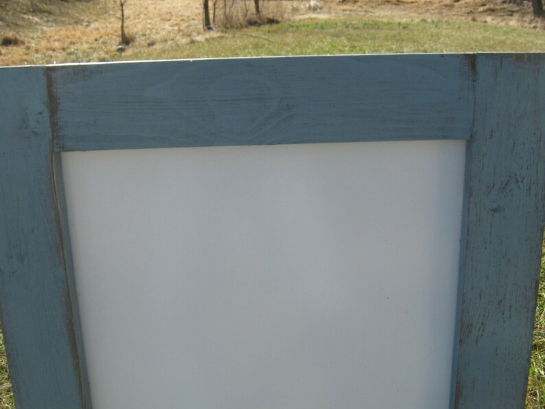 Ready to ship. Rustic winter grey dry erase board distressed Etsy