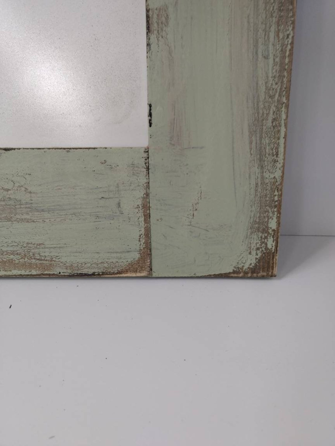 Large dry erase board celery green chalk paint distressed Etsy