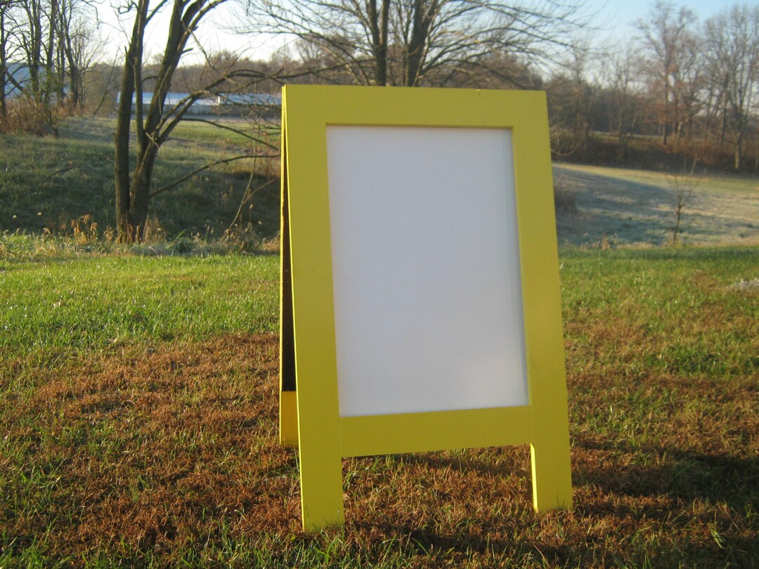 Dry Erase Sidewalk Sign, Sandwich Dry Erase Board, Double Sided, A Frame, Two Sided Business