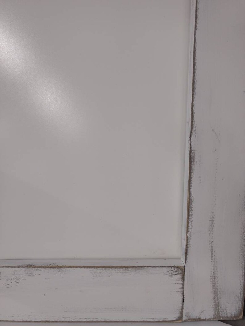 Large Dry Erase Board Chalk Paint Linen White. Distressed Etsy