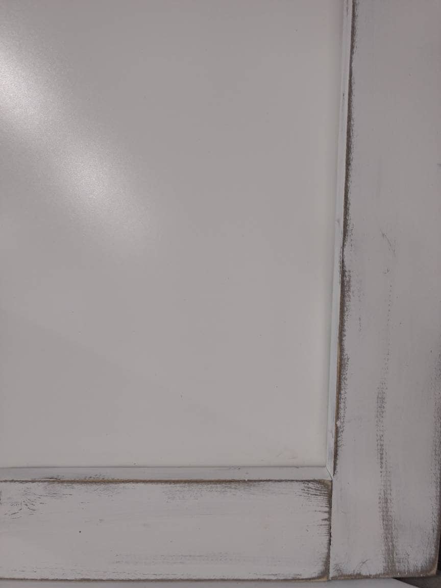 Large dry erase board chalk paint linen white. Distressed Etsy