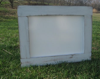 White distressed hanging dry erase board rustic white dry erase board office home kids room playroom data center organization