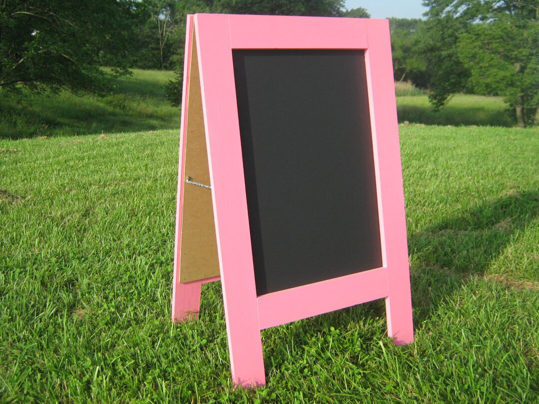 Easel Chalkboard Sidewalk Chalkboard Sandwich Chalk Board Etsy
