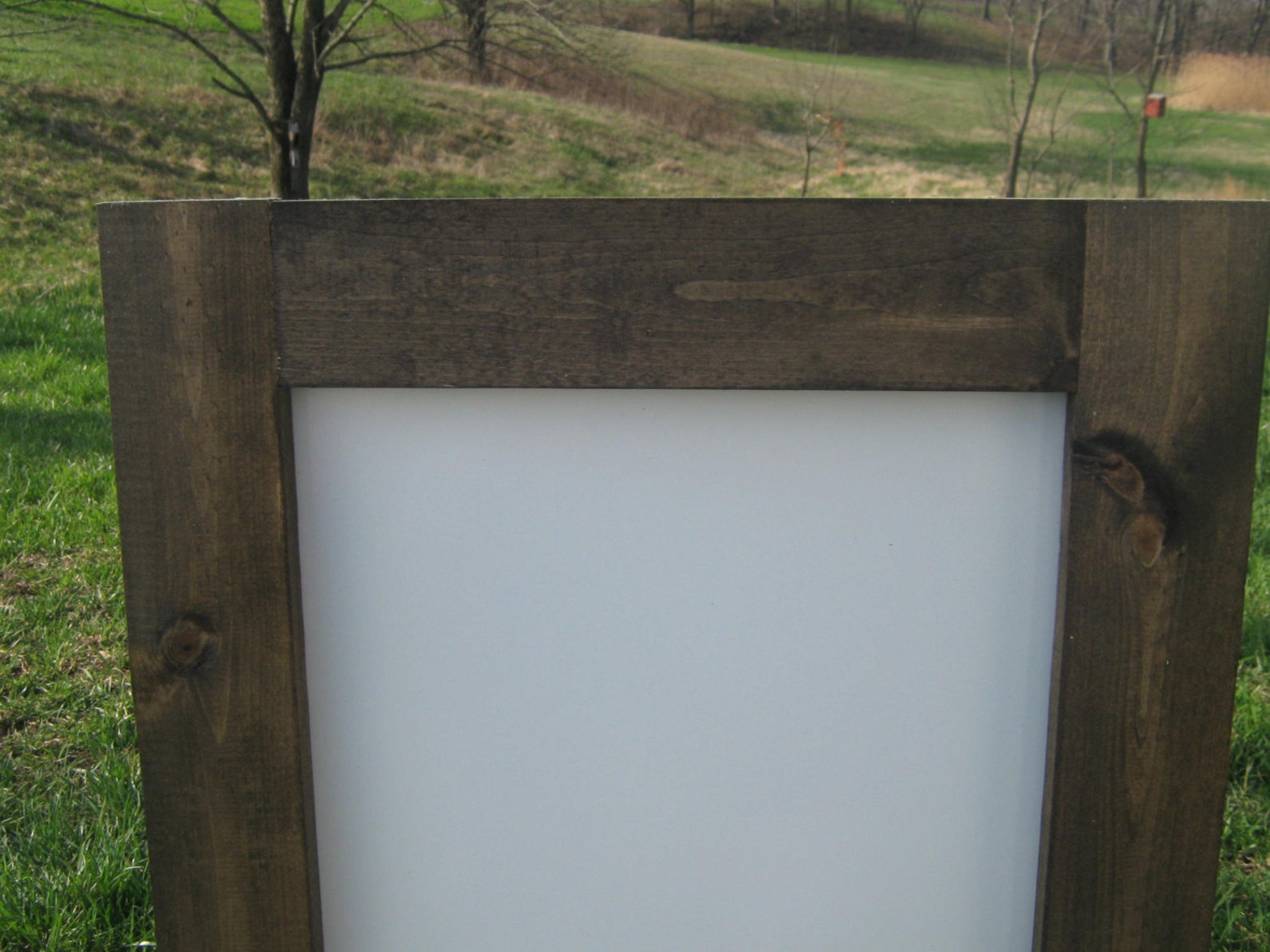 Ready to Ship Rustic Dry Erase Board Dark Walnut 16x20 Etsy