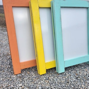 Tabletop double sided dry erase sign.  You pick the color. Cafe style rustic sandwich board. Restaurant menu sign.