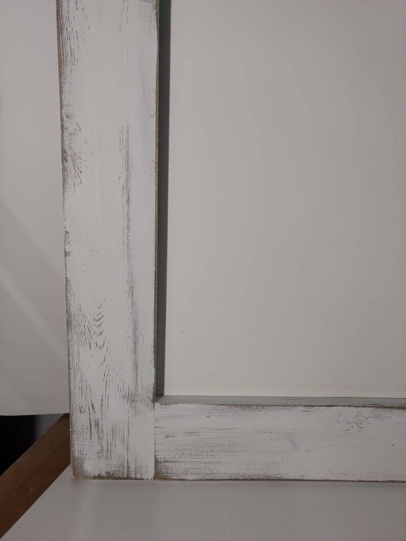 Large Dry Erase Board Chalk Paint Linen White. Distressed Etsy