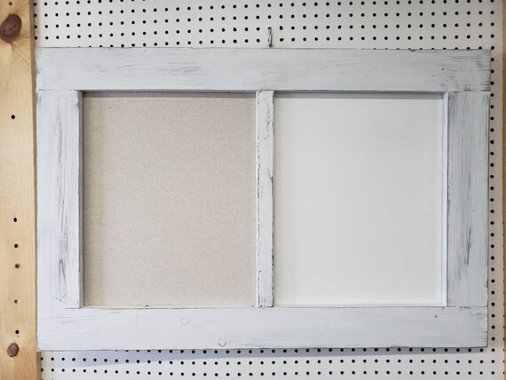 Combination Framed White Large Fabric Memo Board Dry Erase Etsy