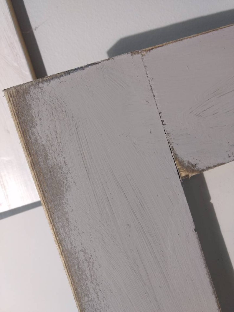 Rustic Whiteboard Large Dry Erase Board. Aged Gray Chalk Paint. Distressed White Board ...
