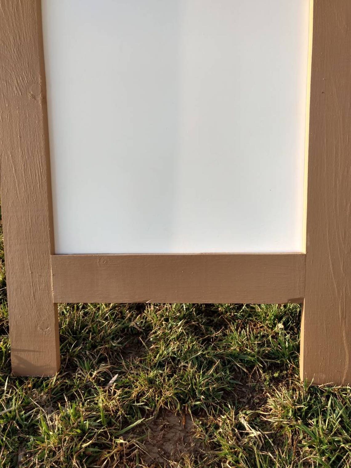 Dry Erase Aframe Sidewalk Sign Chestnut Brown Standing Etsy UK