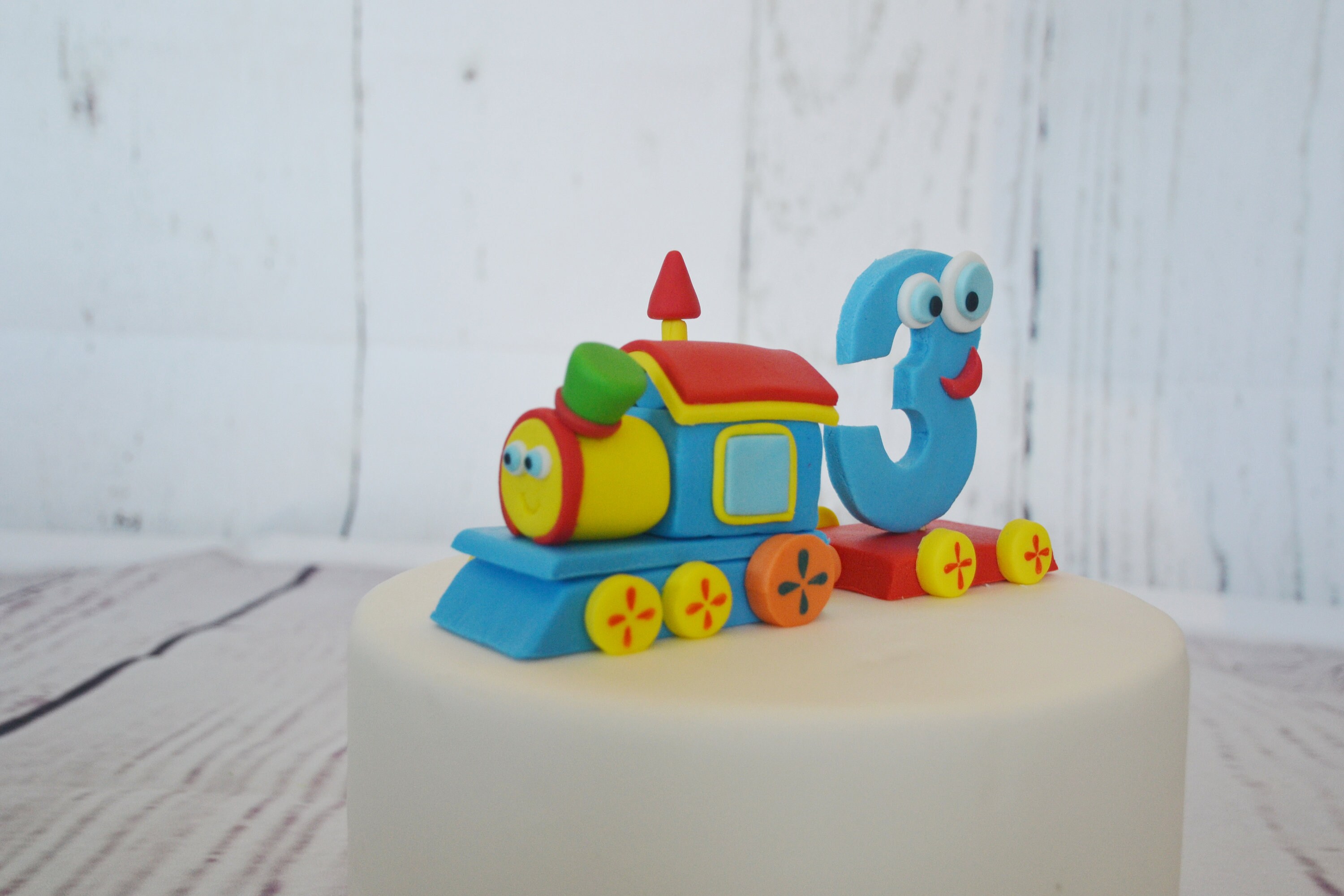 Fondant Train Cake Topper: Edible Number, First Birthday - Etsy, image size:3000x2000