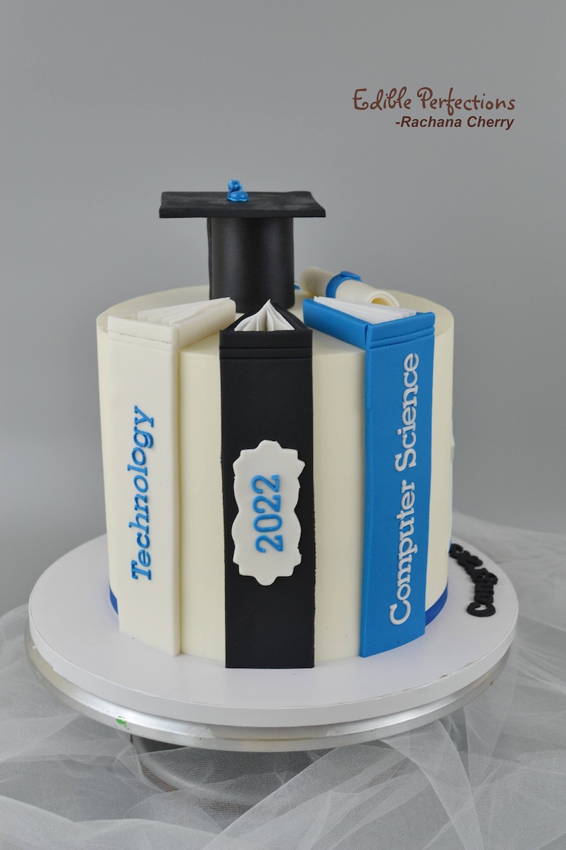 Graduation Cake Topper Set, Graduation Cake Kit, Graduation Book Cake