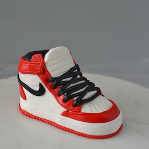 Fondant Sneaker Shoe, Shoe cake topper, Edible Shoe cake topper, Soccer cake topper