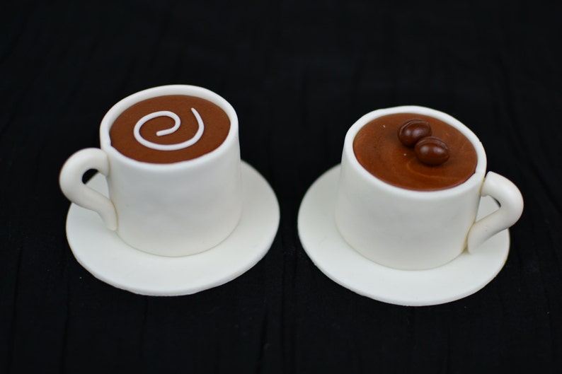 Coffee Mug Cake Topper Etsy