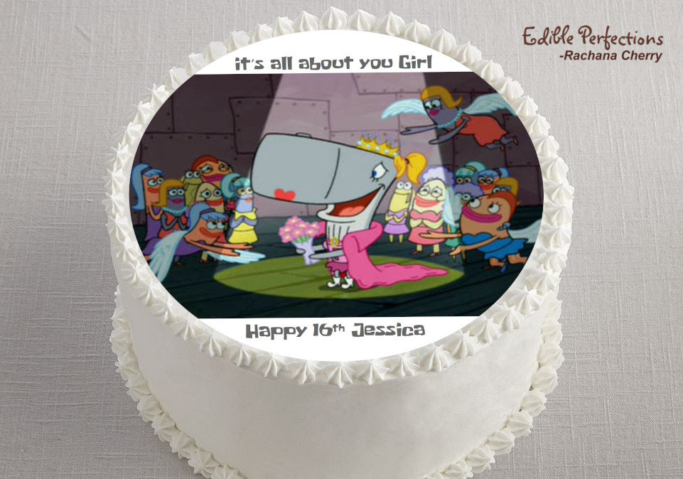 Its all about you girl happy 16th birthday Spongebob
