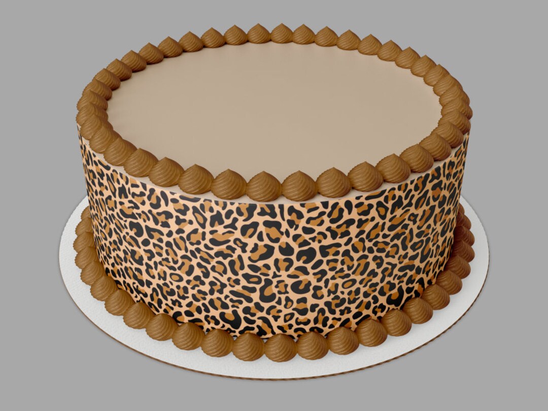 Leopard Print Edible Image Cake Topper Leopard Print Edible - Etsy Denmark Leopard Print Edible Image Cake Topper Leopard Print Edible - Etsy Denmark