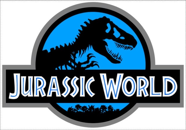 Jurassic World Edible Image Cake Topper