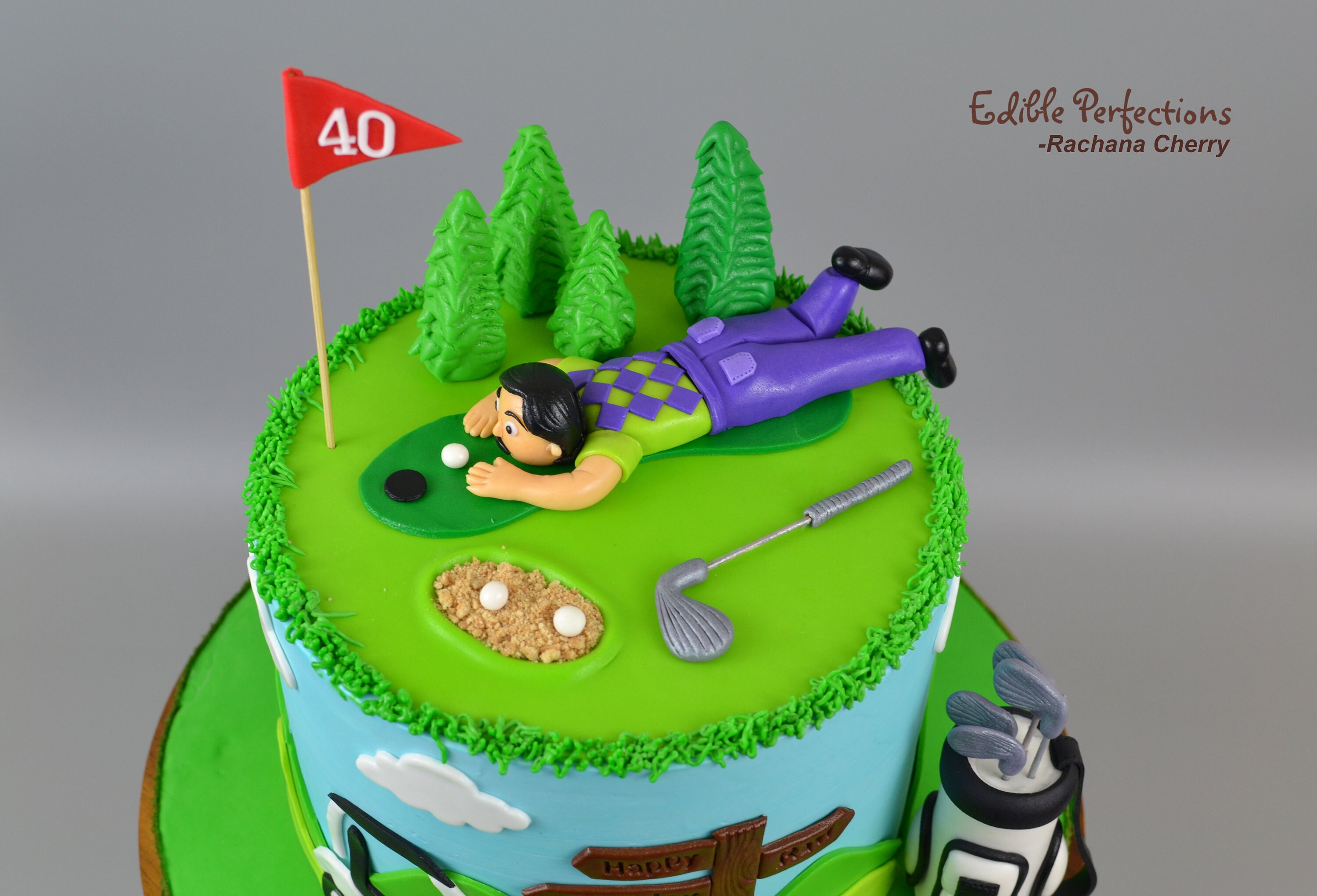 Golf Theme Cake Toppers Set - Etsy Israel, image size:3000x2042