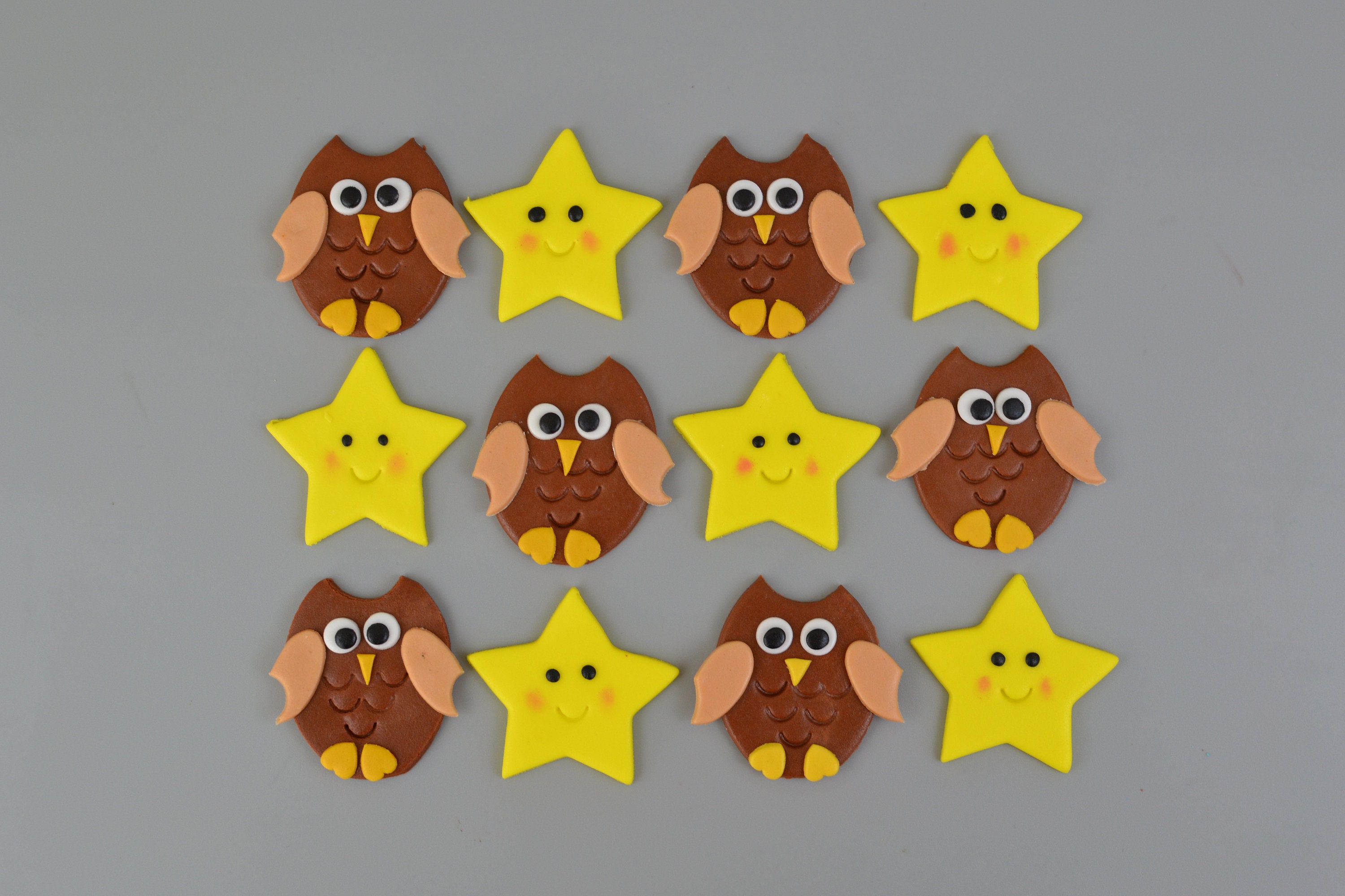 Super Simple Songs Owl and Star cupcake toppers | Etsy