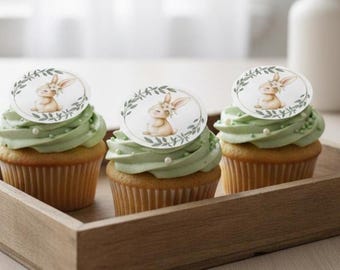 Easter Bunny edible image for cupcakes, Easter bunny edible Images