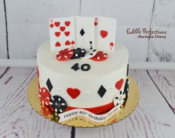 Casino Cake Etsy