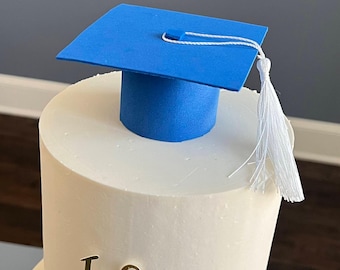 Graduation cap and Diploma cake topper, Graduation 2026 cake topper