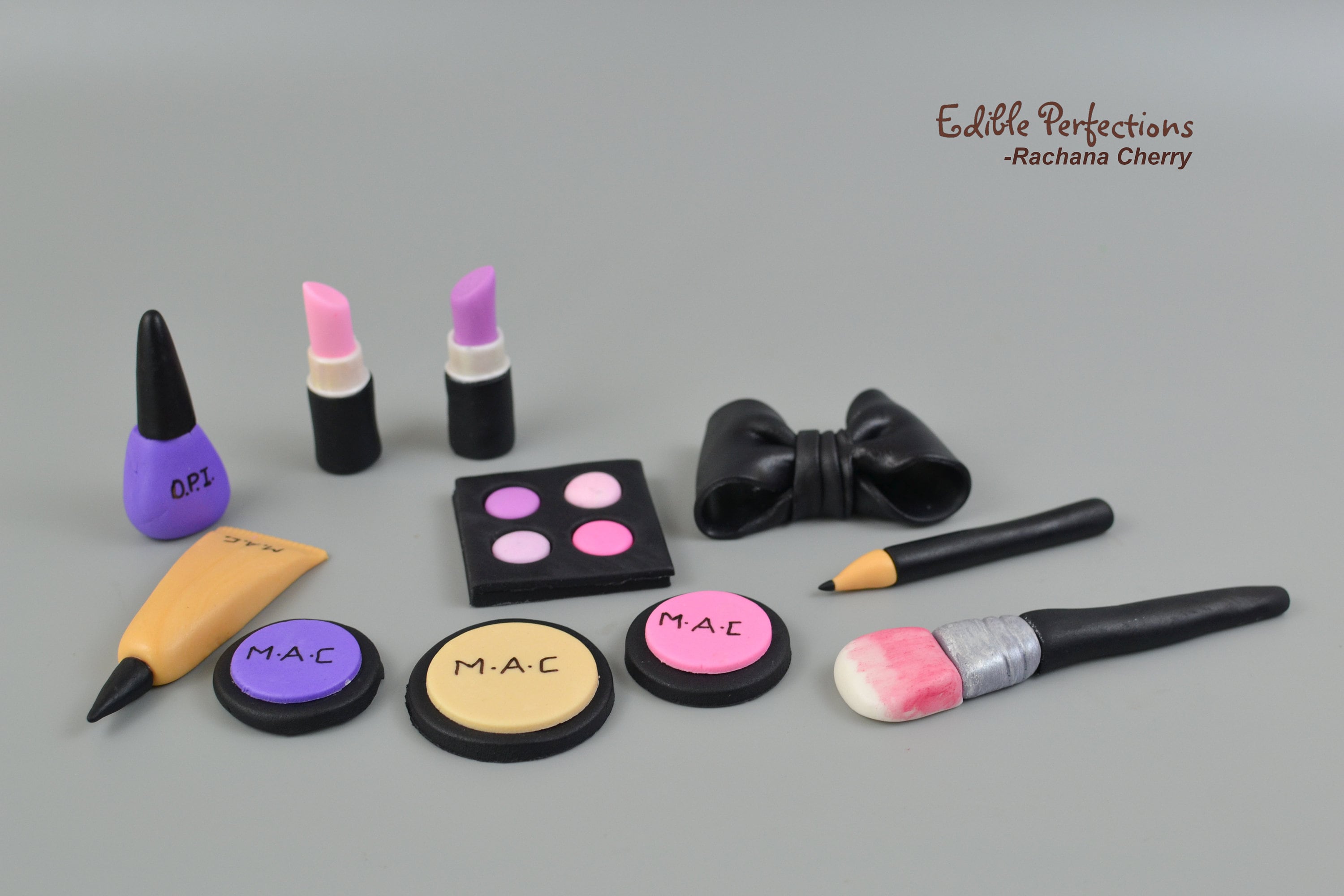 Fondant Makeup cake kit makeup kit Makeup Fondant Cake | Etsy