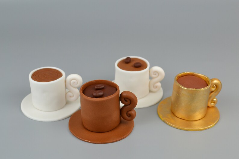 Coffee Mug Cake Topper Etsy