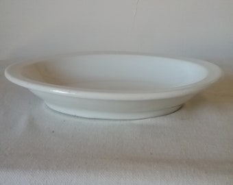 Vintage Shenango large white oval serving bowl