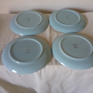 Iroquois Casual blue dinner plates by Russel Wright zdjęcie 10