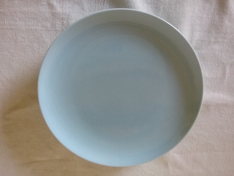 Iroquois Casual blue dinner plates by Russel Wright zdjęcie 6