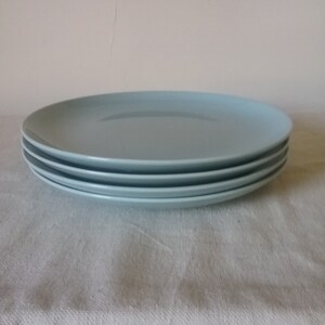 Iroquois Casual blue dinner plates by Russel Wright zdjęcie 3