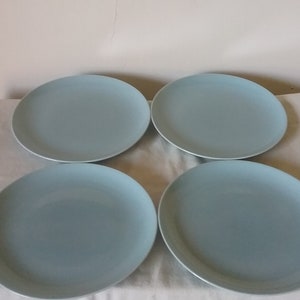 Iroquois Casual blue dinner plates by Russel Wright zdjęcie 4