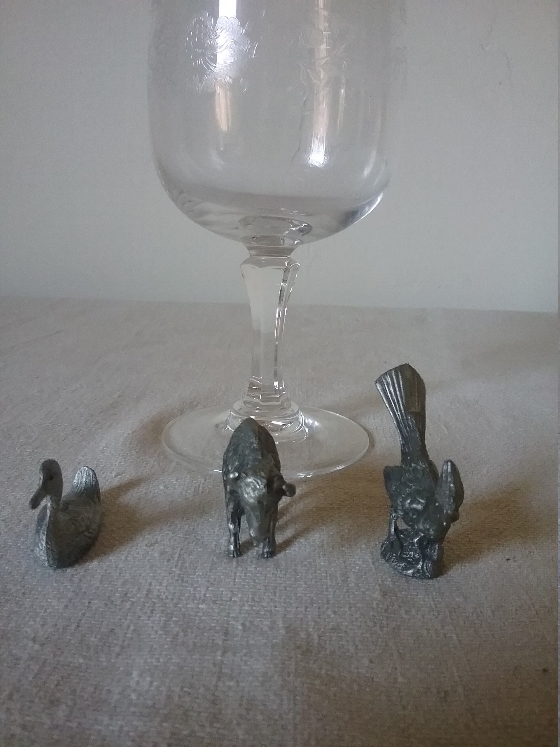 Pewter Animal Figurines Etsy