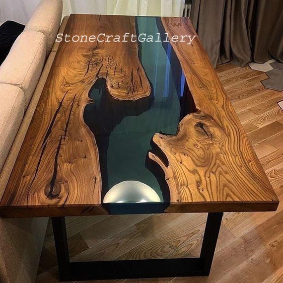 Epoxy Resin Table With Iron Metal Legs Base Etsy UK