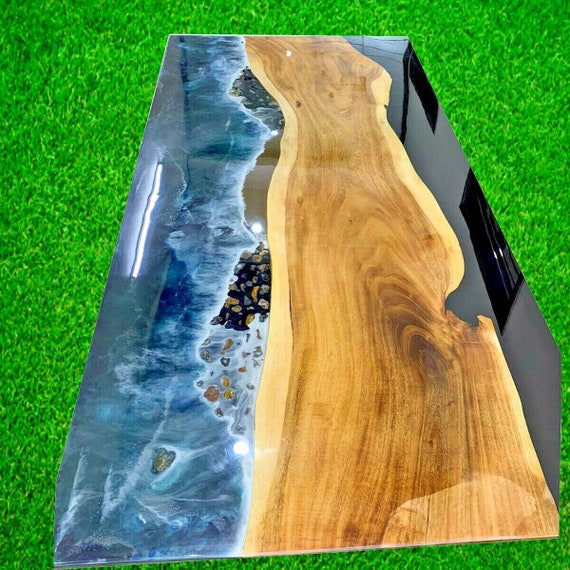 Epoxy Center Table Top Wooden Epoxy Dining Table Top Epoxy Etsy