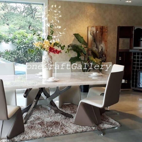 White Quartz Agate Dining Table Natural Quartz Agate Table Etsy