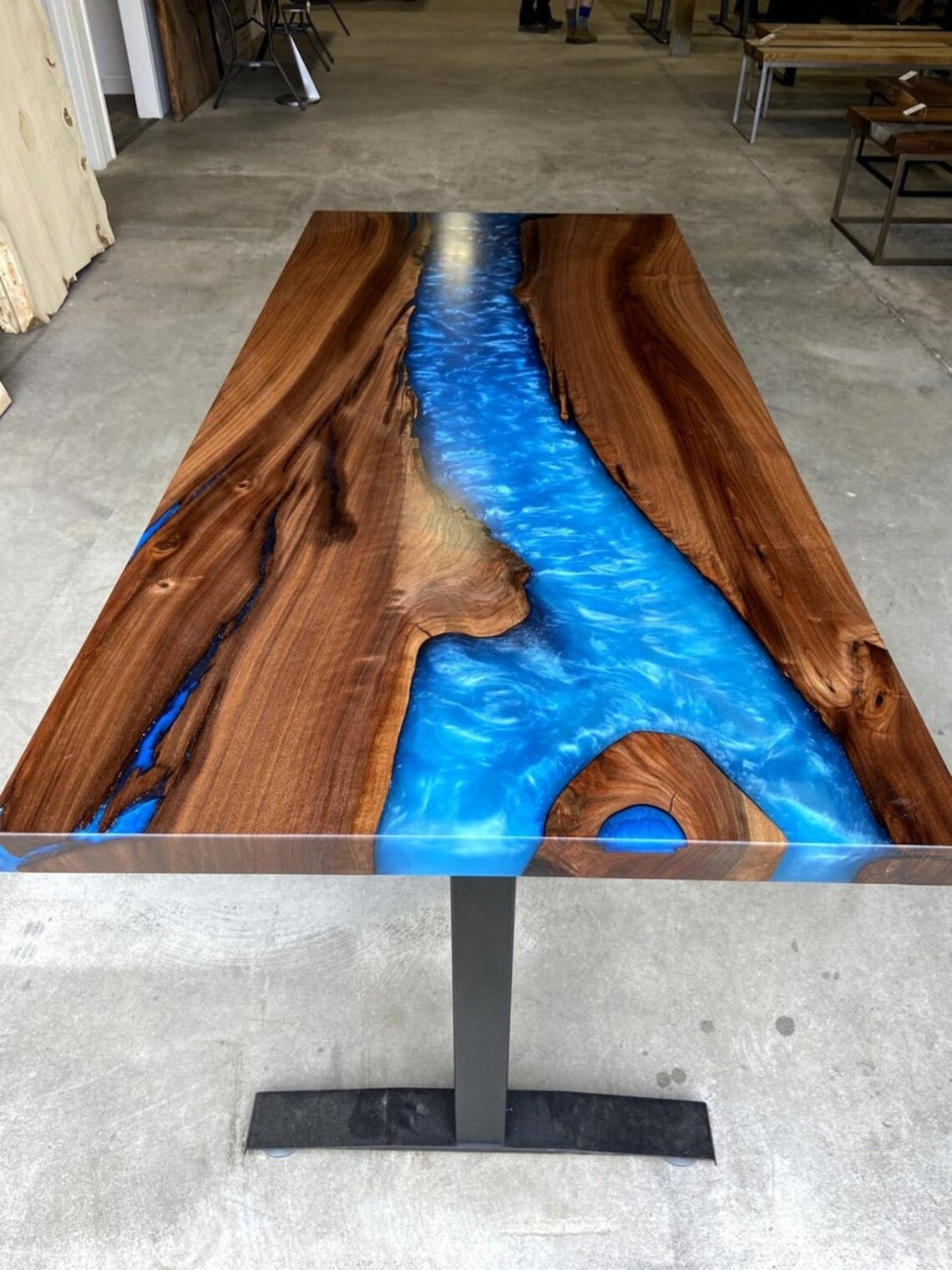 Epoxy Table Top / Epoxy Resin River Table Top Natural Wood - Etsy