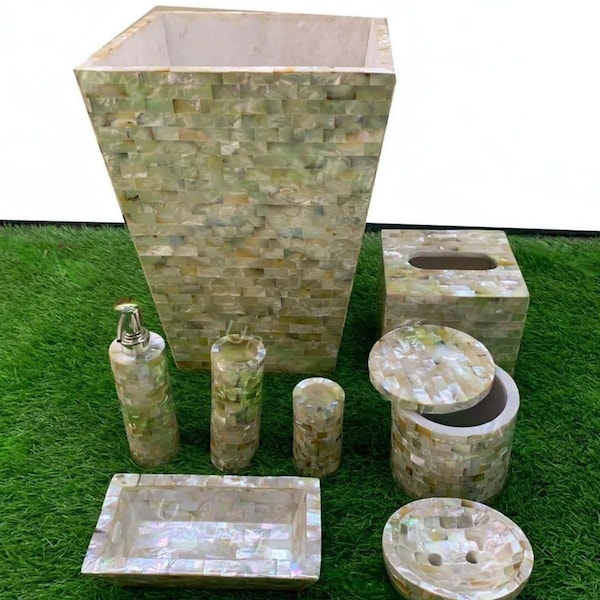 Stone Bathroom Accessories Etsy