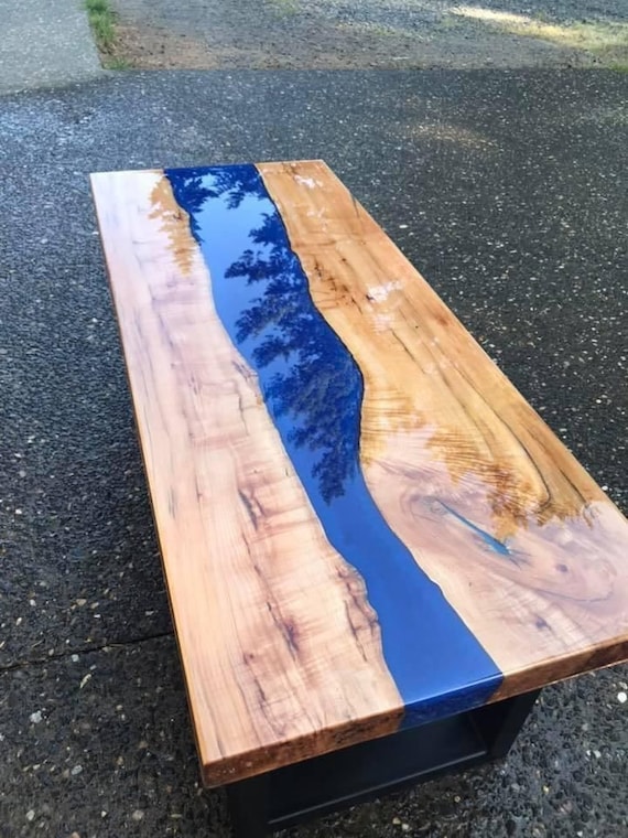 Epoxy Resin Wooden Table Top Cente / dining Table Top Epoxy Resin Table Top  furniture