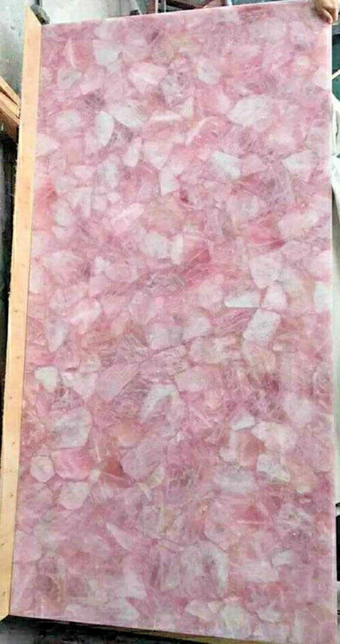 Pink Rose Quartz Dining Table / Rose Quartz Vanity Top / Rose Etsy