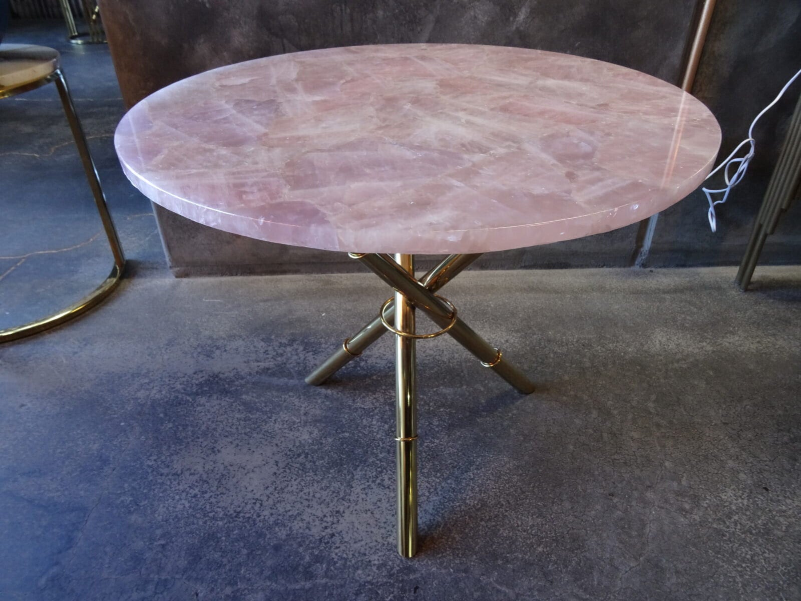 Rose Quartz Table Top Pink Rose Quartz Coffee Table Top Handmade