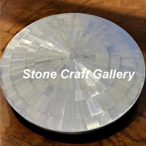 Selenite Dining Table Top, Selenite Table Top, Selenite Coffee Table, Selenite Side Table, White Crystal Table, Home Decor, Gift Idea
