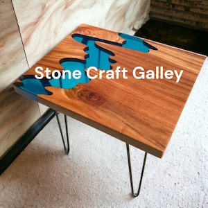 Epoxy Resin Wood Table Top Modern Coffee Table Wooden Home Decor