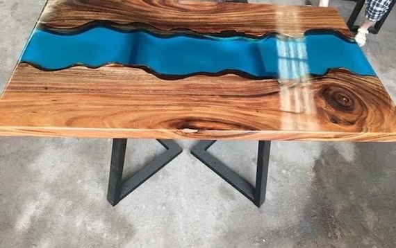 How to Make Colored Epoxy Resin Wood Inlays