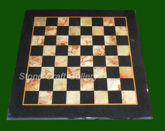 Chess Table / Marble Inlay Chess Board Collectibles