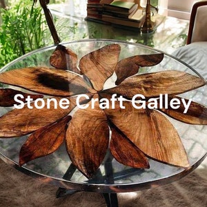 Epoxy Table Top, Center Table Epoxy Resin River Table, Natural Wood