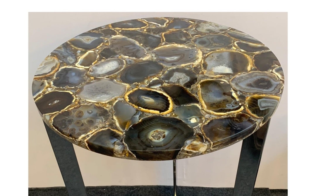 Agate Table Top, Agate Round Table, Agate Console Table, Agate